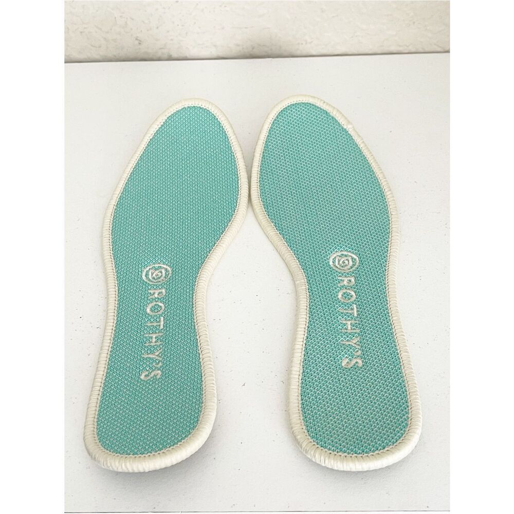 Rothy's Calypso Rare Retired Ballet Flat washable round-toe shoes in Teal - Picture 5 of 9